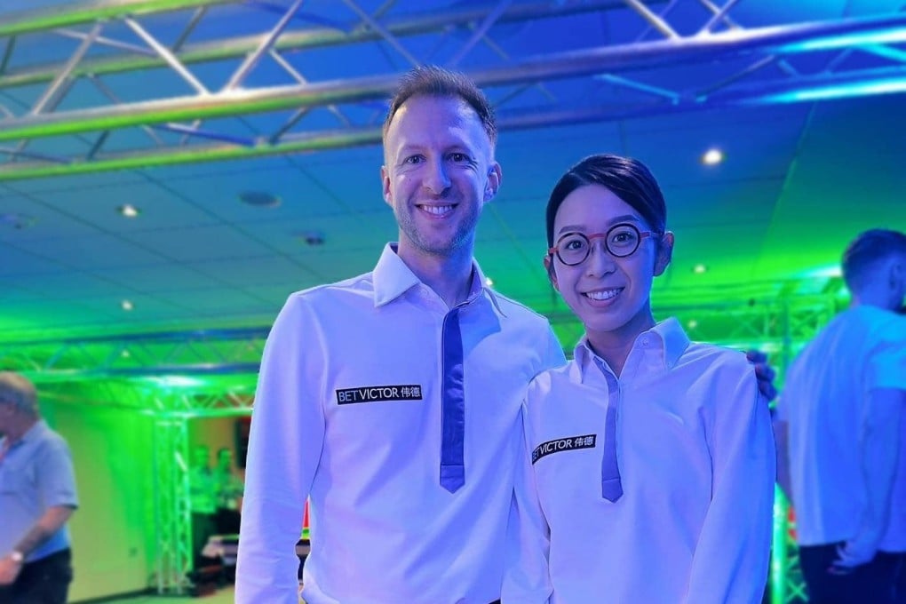 Judd Trump and Ng On-yee will each play in the British Open before flying to Hong Kong. Photo: Instagram