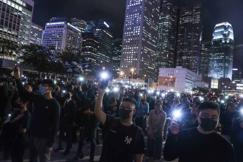 Anti-government protesters attend a rally in 2019. Photo: Sam Tsang