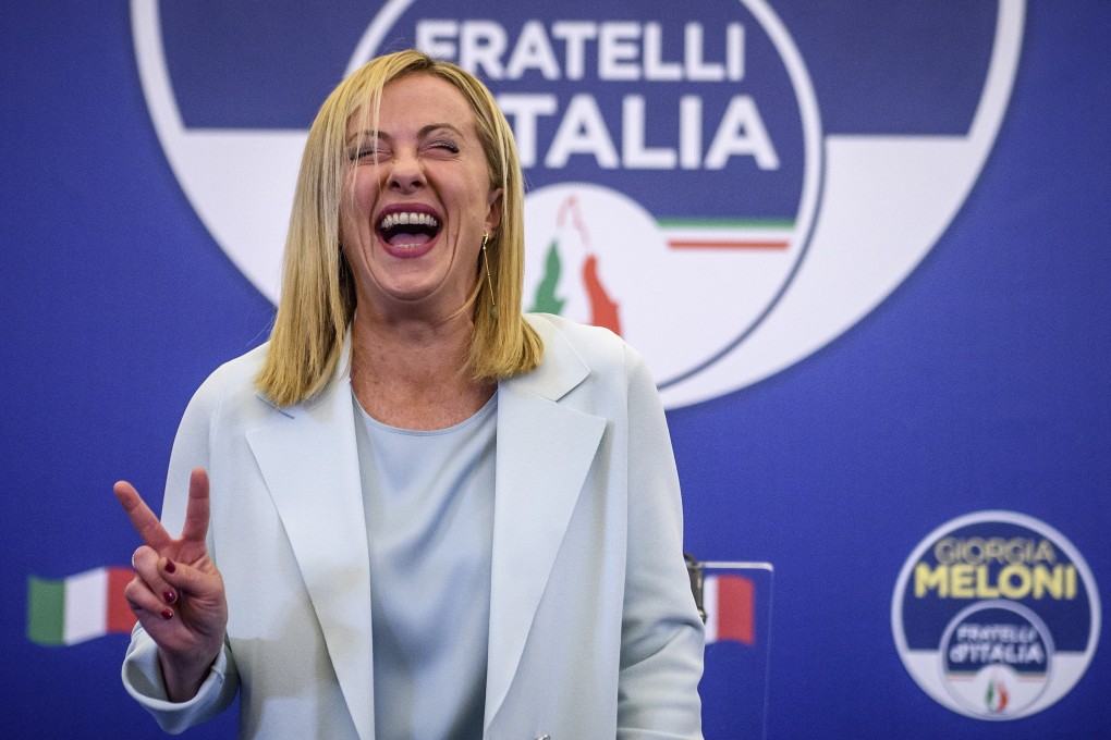 Giorgia Meloni, leader of the Fratelli d’Italia (Brothers of Italy), is set to become Italy’s first woman prime minister. Photo: Getty Images/TNS