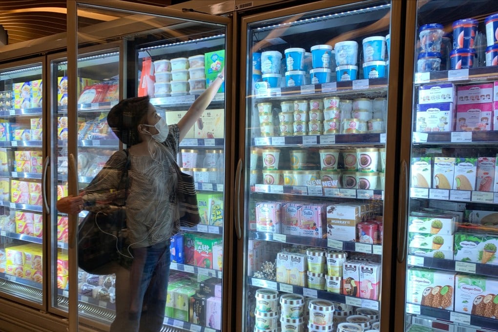 The frozen food section of a supermarket in Hong Kong. Photo: Nora Tam