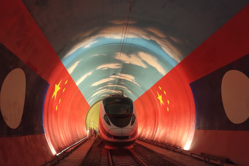 Around half of Loas’ debt is owed to China on loans for projects, including the China-Laos railway. Photo: Xinhua