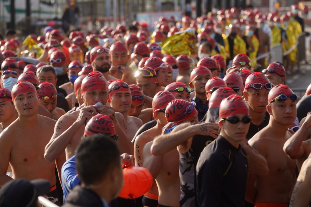 2022 New World Harbour Race will start next month with swimmers starting in different batches under pandemic. Photo: Sam Tsang