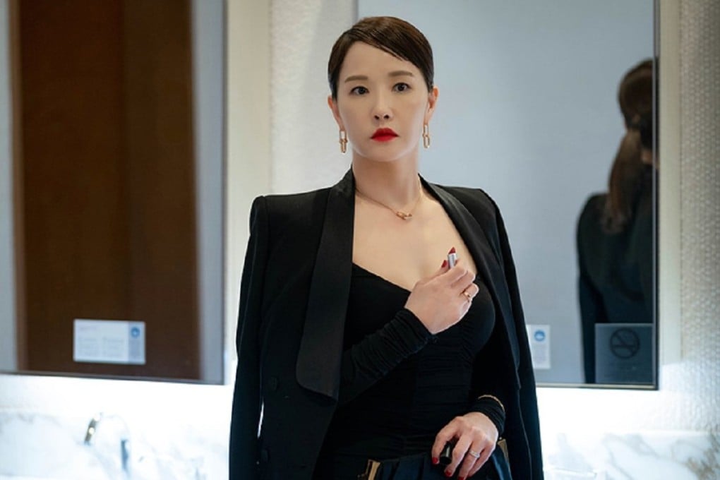 Kim Sun-a as Han Hye-ryool, a prosecutor and the eldest daughter in a family dynasty, in a still from K-drama The Empire.