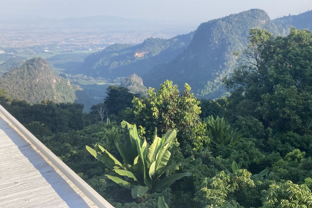 Thailand’s once infamous Golden Triangle in northern Thailand, seen from a road that follow the border with Myanmar. Photo: Thomas Bird