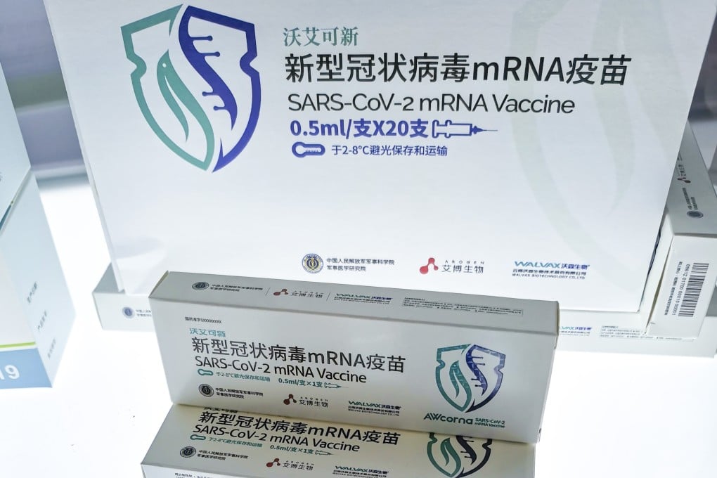 Walvax’s AWcorna is the first mRNA vaccine against Covid-19 to be approved for emergency use in adults. Photo: AP