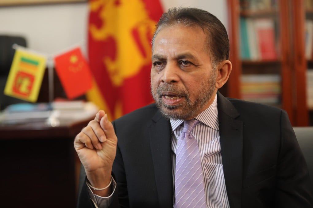 Sri Lankan ambassador to China, Palitha Kohona. Photo: Simon Song