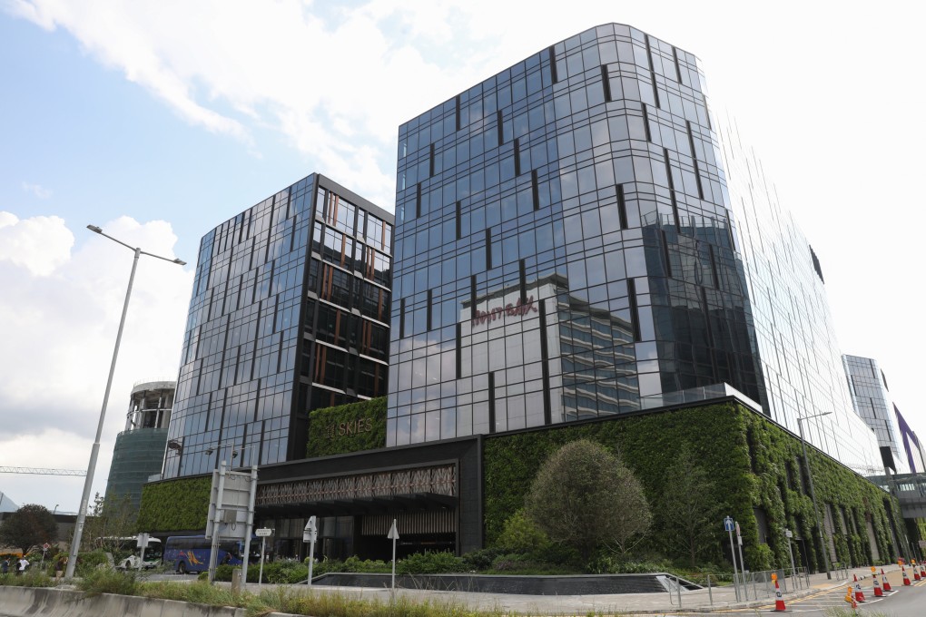 A view of the 11 Skies project being constructed by New World Development close to the Hong Kong International Airport. Photo: Yik Yeung-man