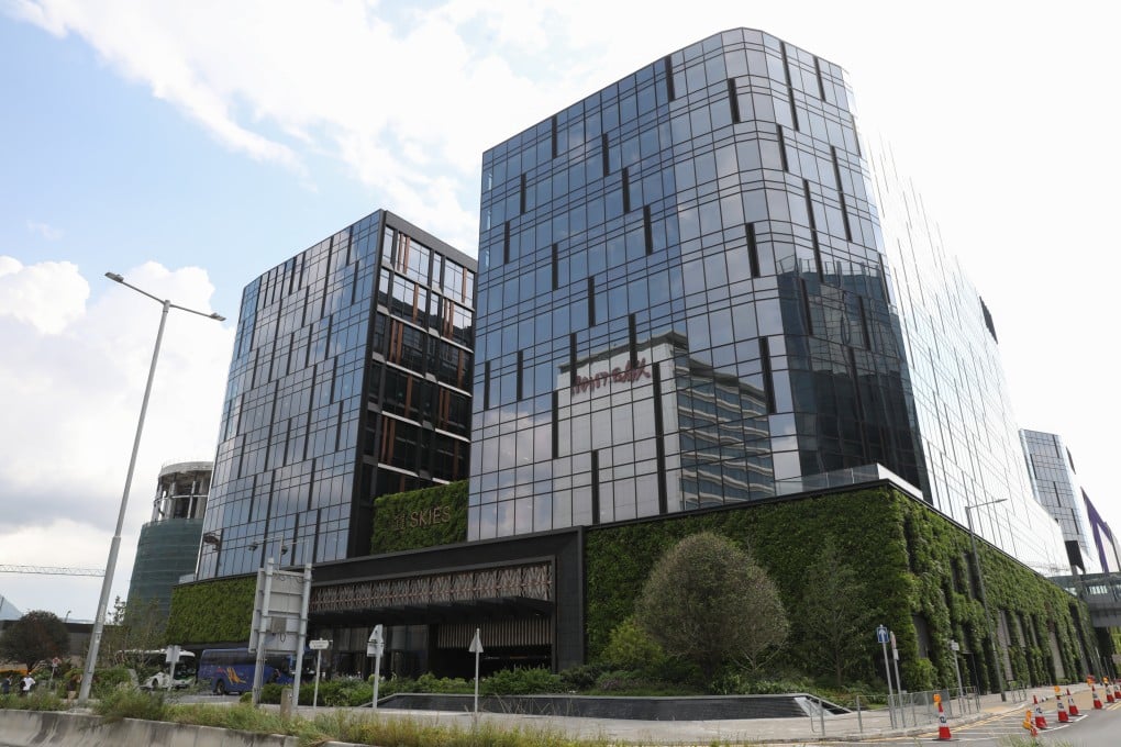 A view of the 11 Skies project being constructed by New World Development close to the Hong Kong International Airport. Photo: Yik Yeung-man