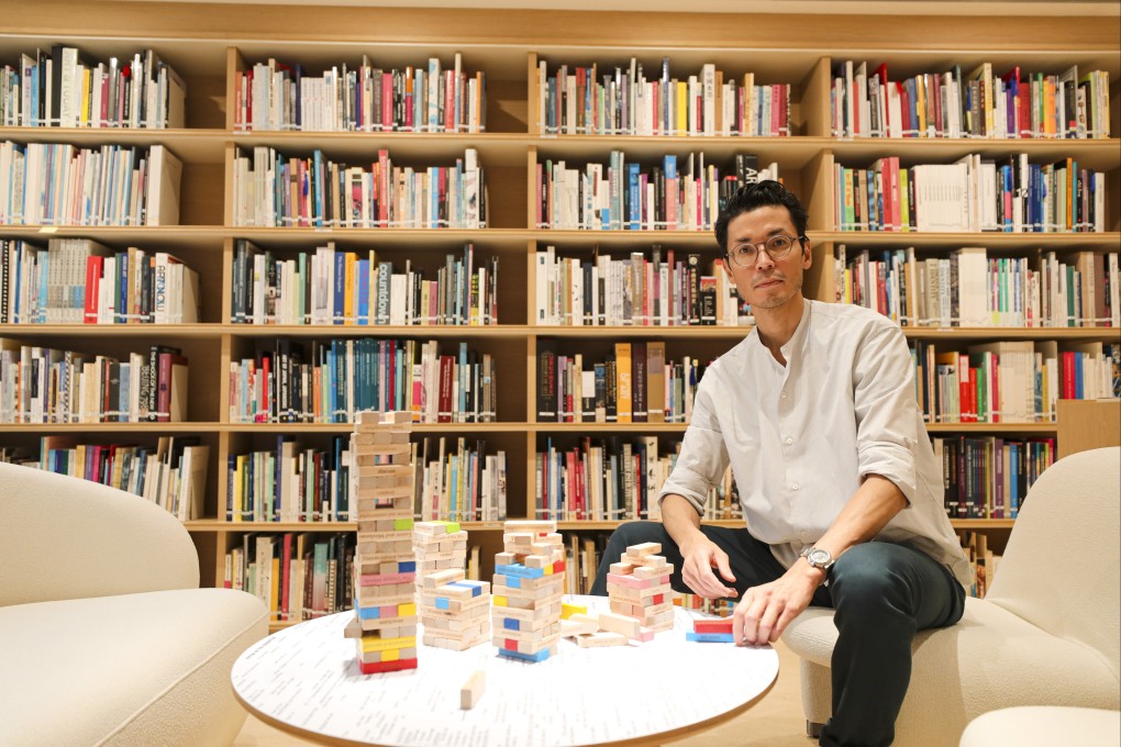 Asia Art Archive’s executive director,  Christopher K. Ho, at the revamped library in Sheung Wan, Hong Kong. Photo: Xiaomei Chen