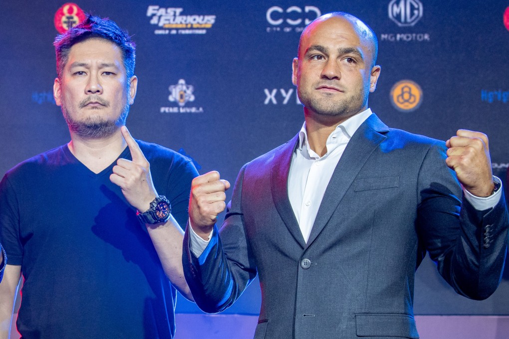Eddie Alvarez (right) with Chatri Sityodtong ahead of his fight against Eduard Folayang in Manila. Photos: ONE Championship