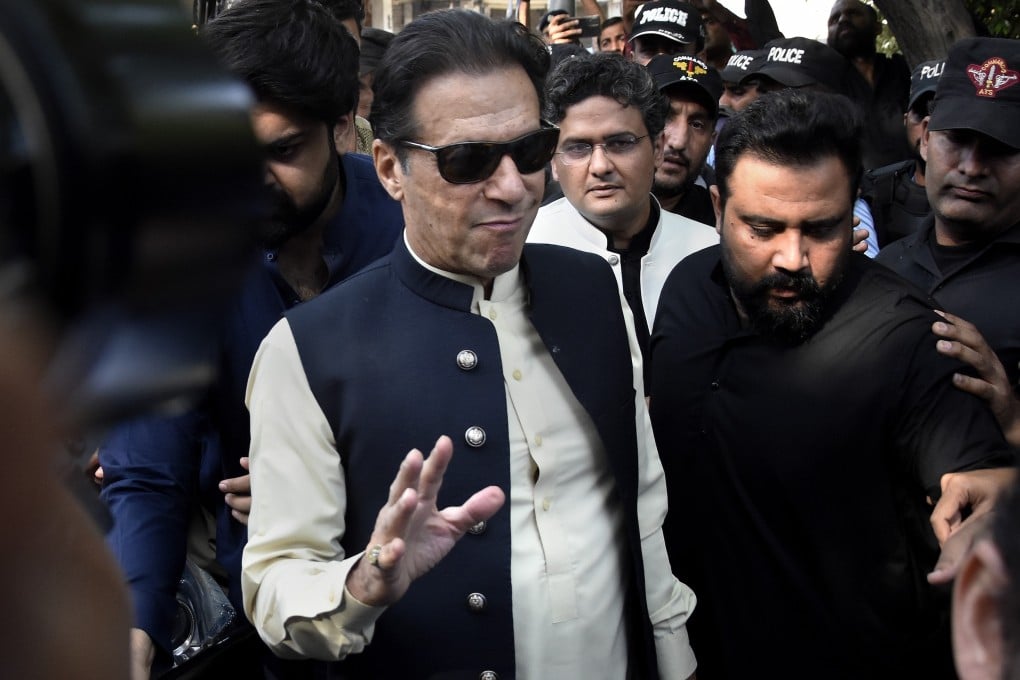 Former Pakistani Prime Minister Imran Khan wrote an apology in a contempt case stemming from his outburst against a female judge. Photo: AP