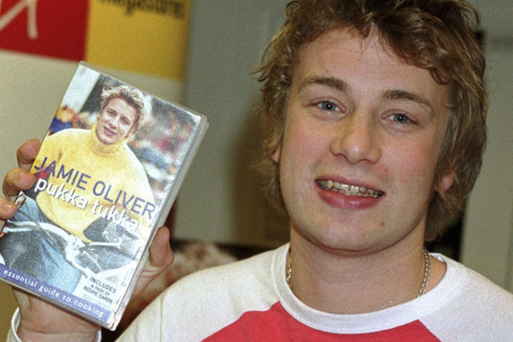TV celebrity chef Jamie Oliver launches his video “Pukka Tukka” at the Virgin Megastore in Piccadilly, London. Photo: PA Images via Getty Images