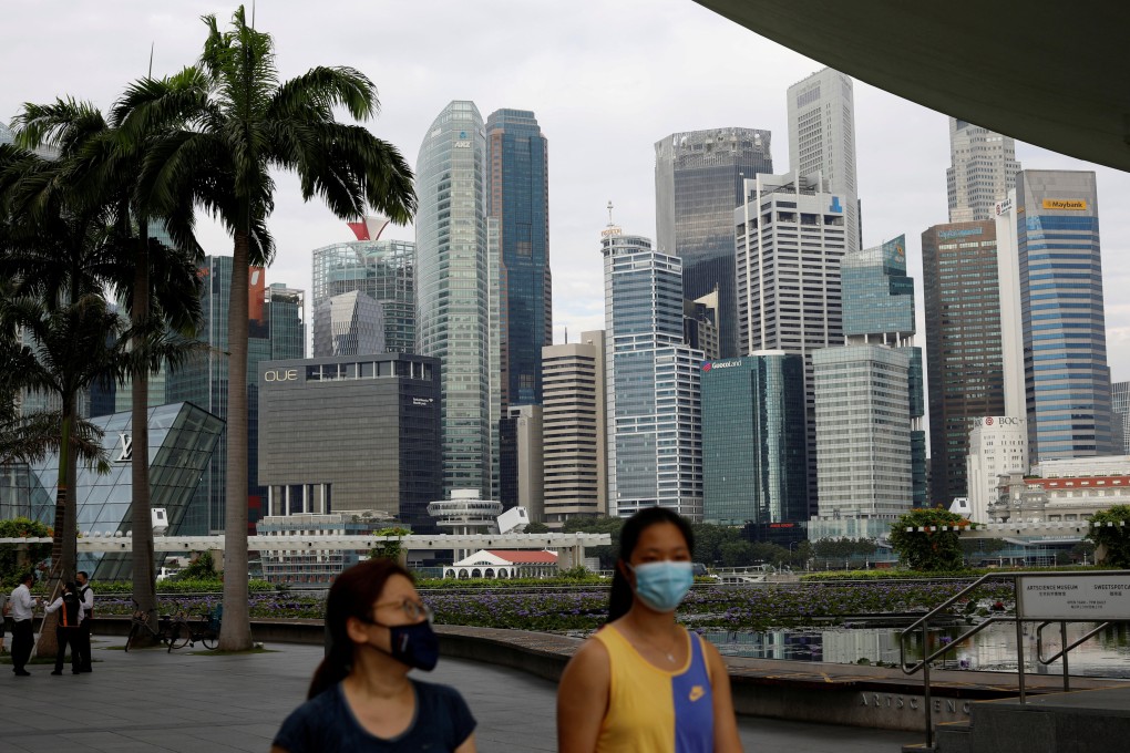 A view of Singapore skyline on September 22, 2021. Photo: Reuters