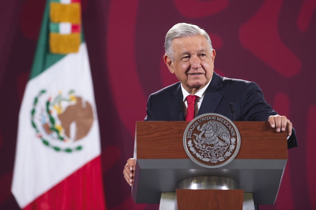 Mexico’s President Andrés Manuel López Obrador is considering a military-run state-owned airline. Photo: EPA-EFE