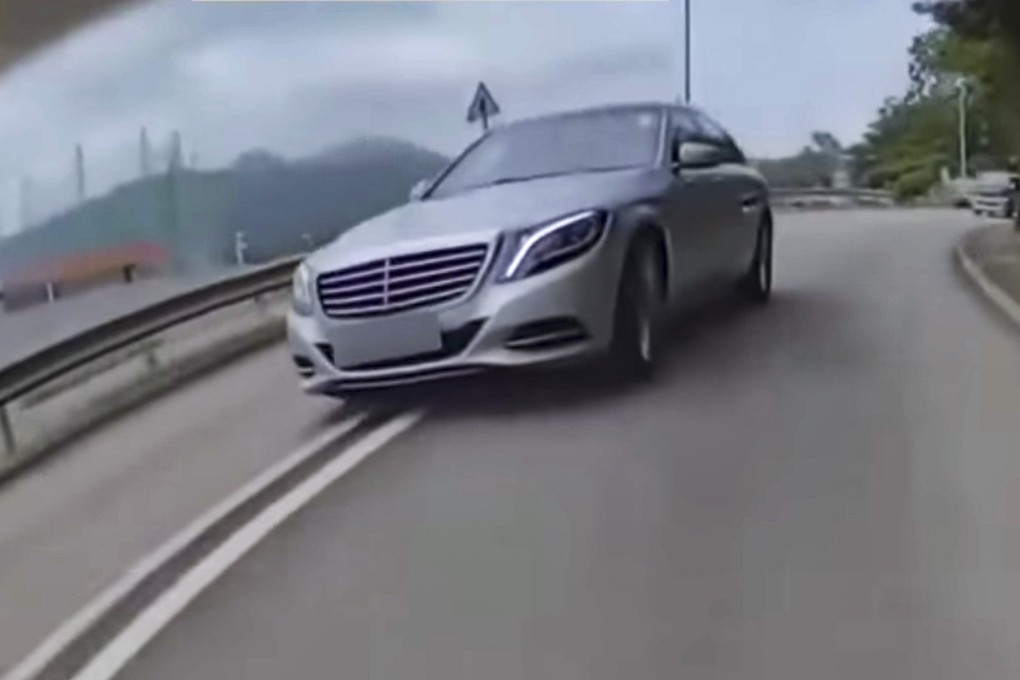 Police arrest driver after video of Mercedes-Benz travelling on wrong ...