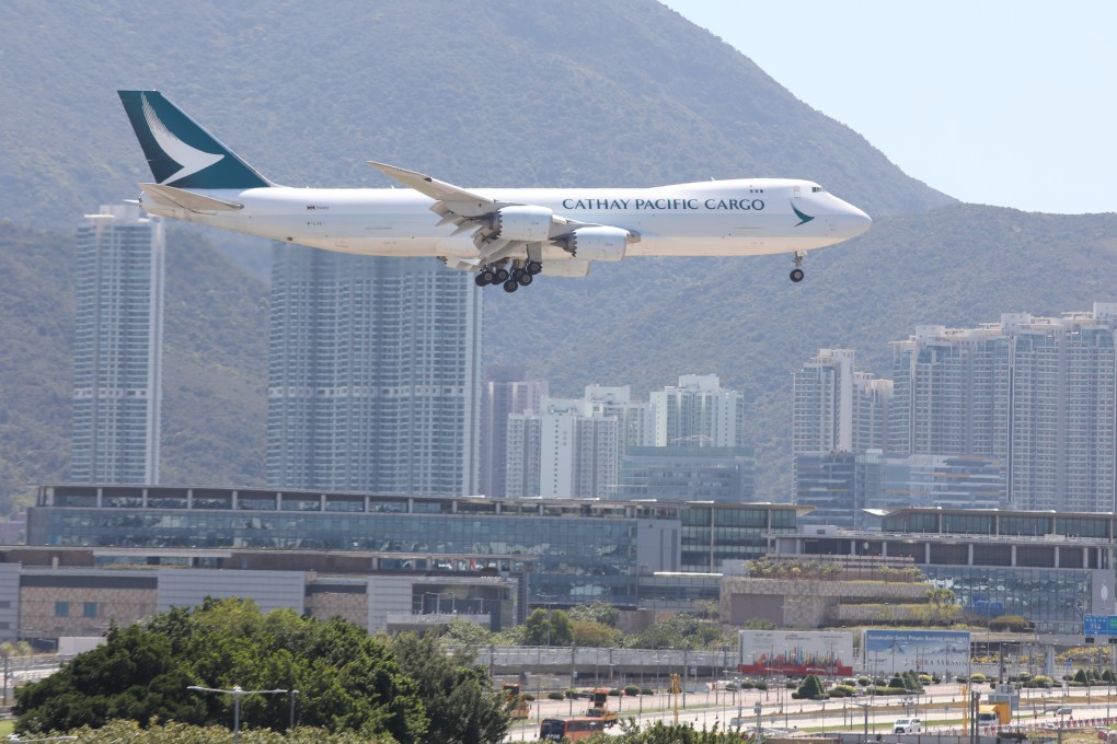 Cathay Pacific said it expected passenger and cargo figures to improve as Hong Kong returns to normal after Covid-19 restrictions. Photo: Yik Yeung -man.