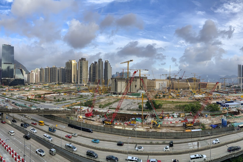 A general view of Kai Tak residential sites listed for sale by the government on September 29. Photo: Dickson Lee