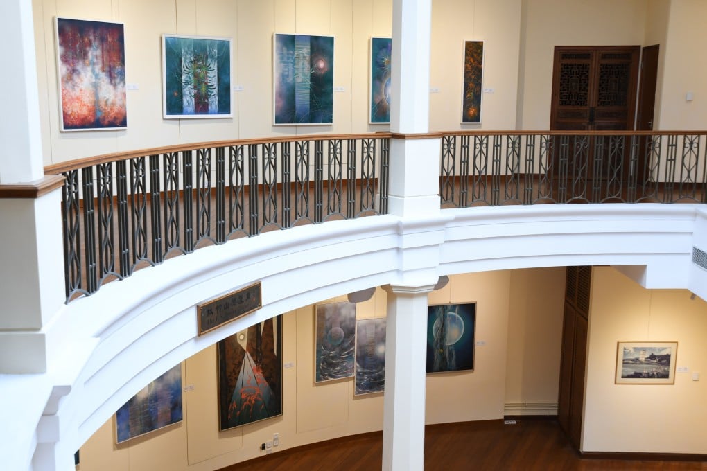 Paintings in a retrospective of the work of veteran Hong Kong artist Brian Tilbrook on display at the University Museum and Art Gallery, the University of Hong Kong. Photo: University Museum and Art Gallery