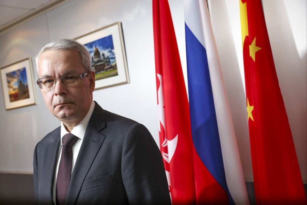 Igor Sagitov, the Russian Consul General of HK and Macau, says he believes China’s President Xi and President Putin of Russia have a mutual understanding of issues surrounding the Ukraine war because they had “excellent personal, friendly relations”. Photo: Dickson Lee