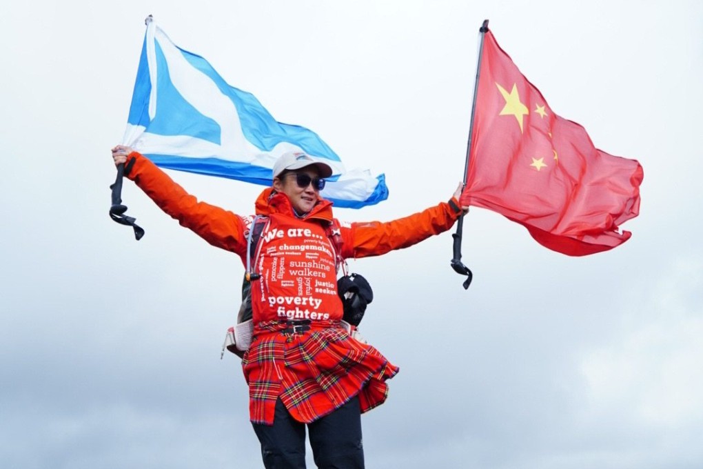 Sunny Huang is the first Chinese person to complete the UK’s ‘Full House’ 1124 mountains. Photo: Handout