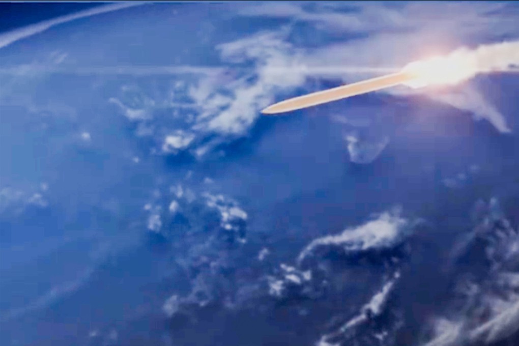 Animated video of the test was released ahead of a major Communist Party congress. Photo: Weibo