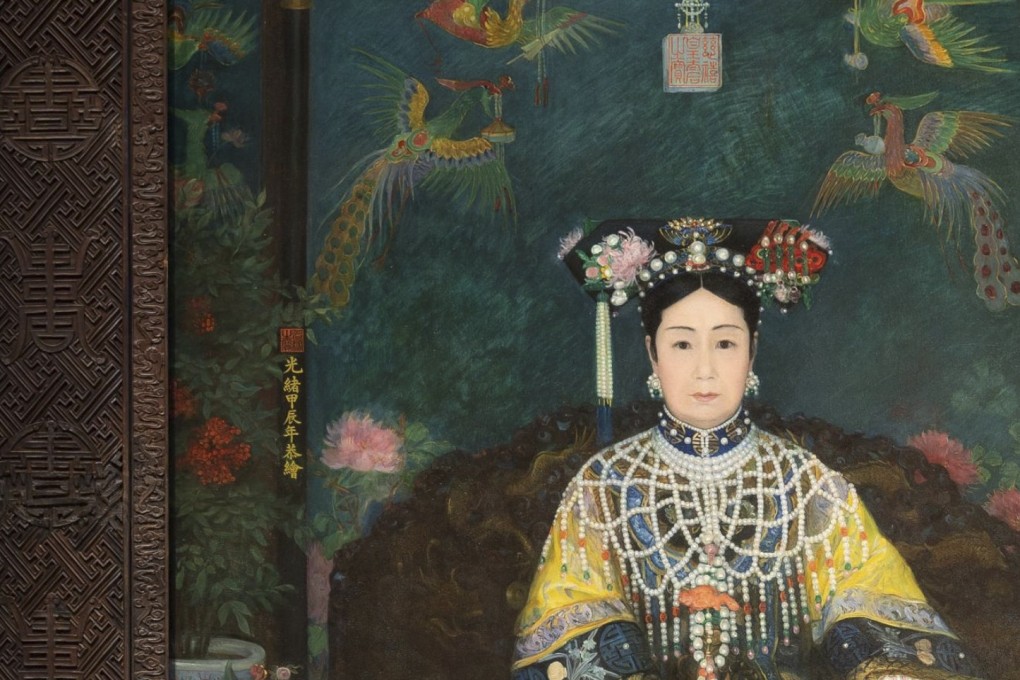 The portrait of Empress Dowager Cixi in its camphor wood frame painted by American artist Katharine Carl in Beijing in 1903. Photo: Katharine Carl/Smithsonian Institution