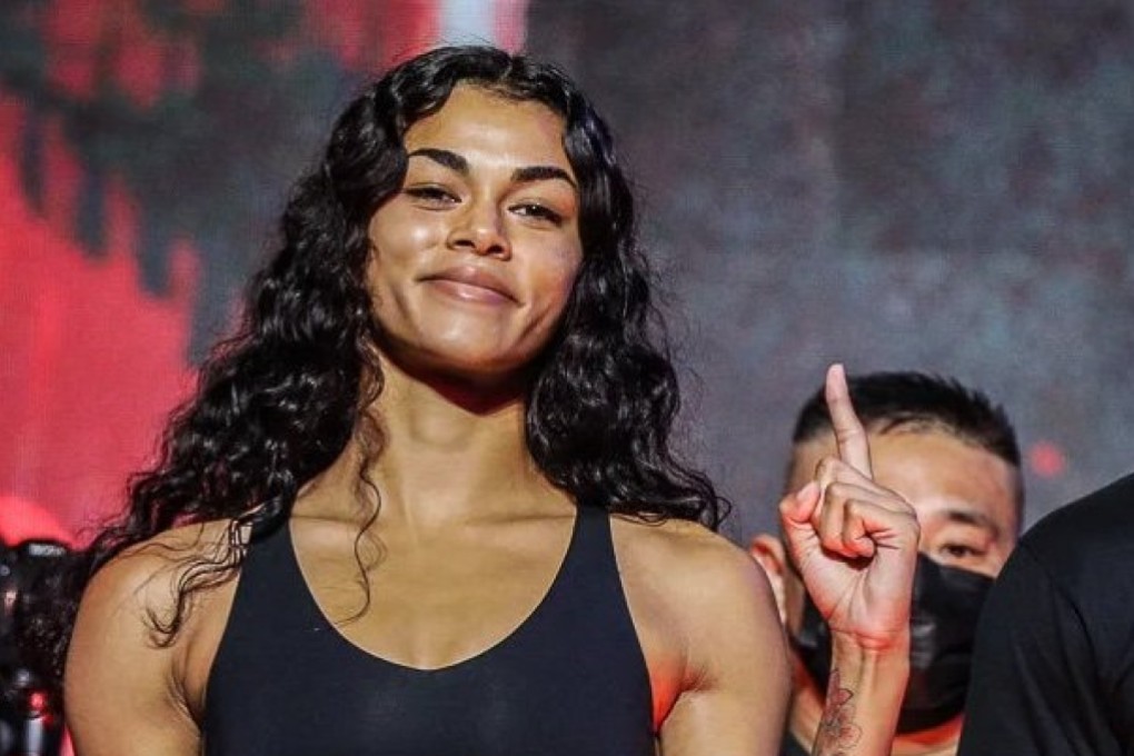 Lea Bivins poses ahead of her planned fight with Zeba Bano, which was cancelled after Bano missed weight. Photos: ONE Championship.