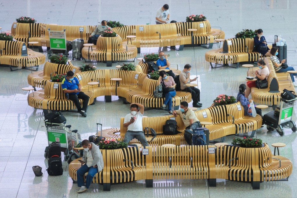 Arrivals at Hong Kong International Airport, which has become a livelier scene after pandemic travel rules were eased. Photo: Jelly Tse