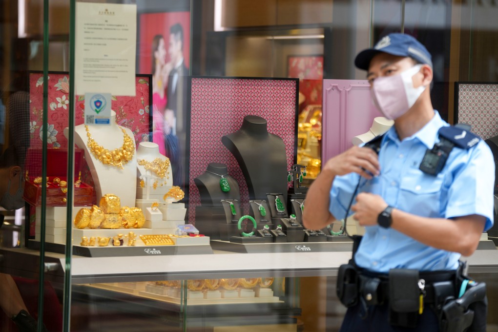 The pair of suspects fled in a getaway car thought to be driven by a third man. Photo: Sam Tsang