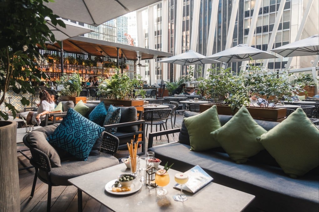 The terrace of Portico at Spiga in Hong Kong. Photos: Spiga