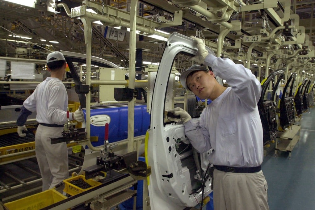 A view of South Korea’s Samsung Motors on April 27, 2000 before it was sold to Renault to become Renault South Korea. Renault sold a third of the unit to Geely in May 2022. Photo: AP