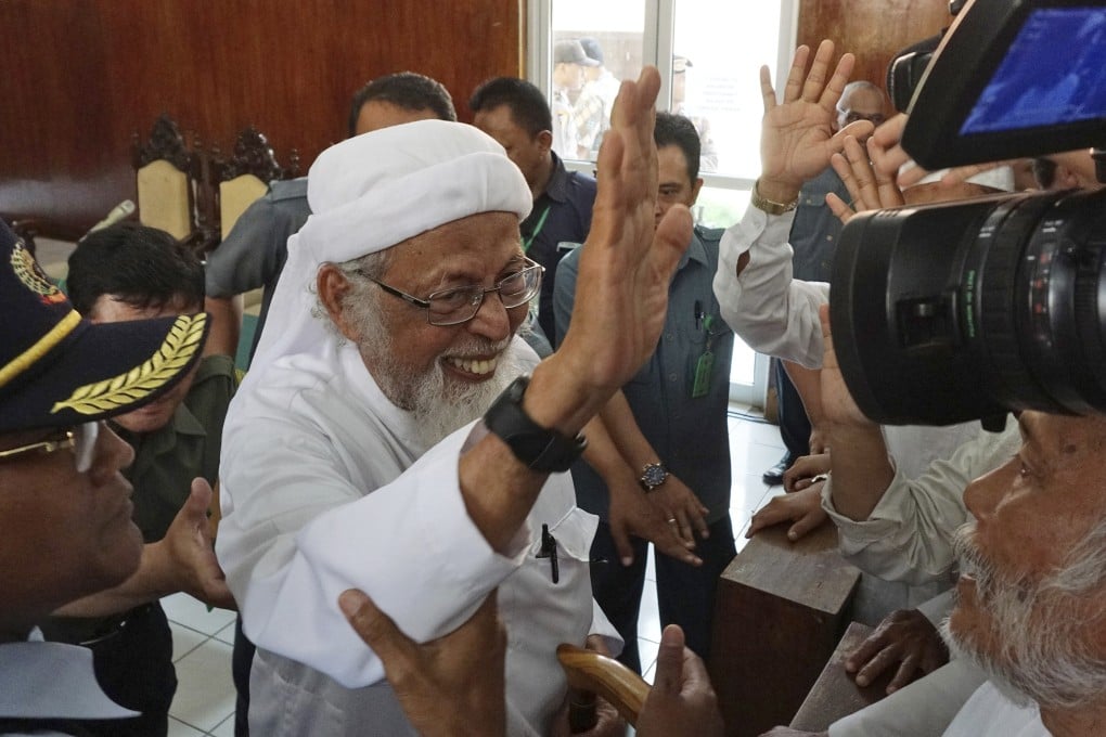 Indonesian cleric Abu Bakar Bashir. File photo: AP