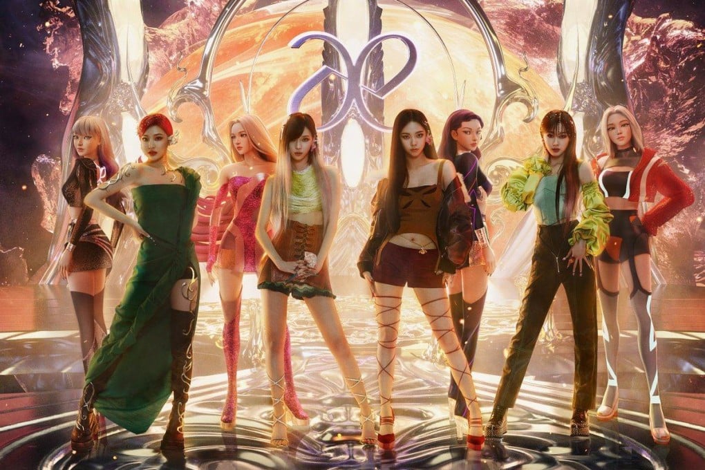 A collaboration between AI-focused K-pop girl group Aespa (pictured) and Web3 artist Blake Kathryn will be auctioning off an NFT collection via Sotheby’s digital marketplace from October 13 to 21. Photo: @saiasei/ Twitter