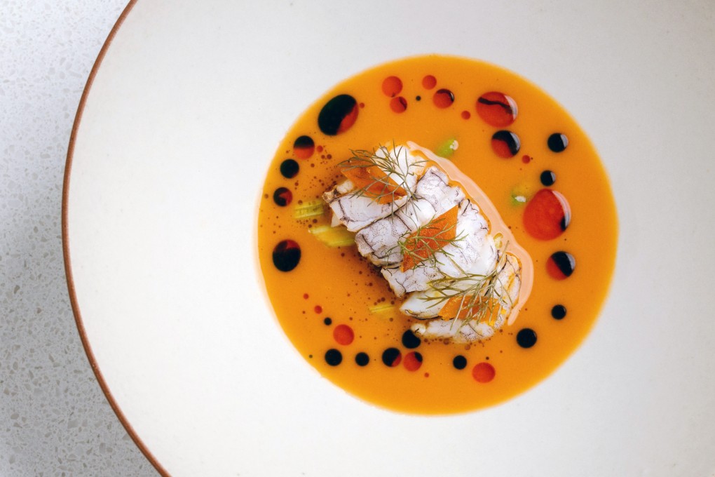 Gaeng Som - Mantis Shrimp, Bottarga, and Fingerroot at Plaa. Photo: Nicholas Wong Sixteen Photography