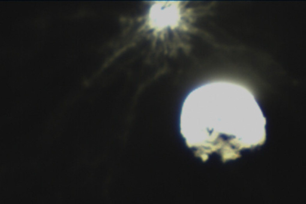 Nasa’s Dart spacecraft strikes target asteroid Dimorphos on September 26. Image: ASI/Nasa via AFP