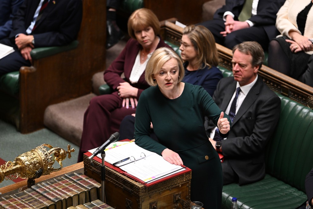 UK Prime Minister Liz Truss speaks during Prime Minister’s Questions in the House of Commons. Photo: dpa