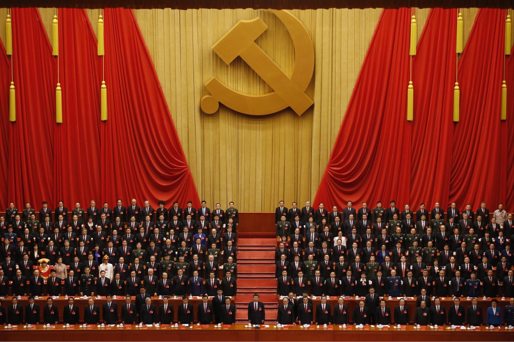 The party congress presidium presides over key functions of the event, and offers valuable clues about seniority and the power-sharing arrangement of China’s leadership. Photo: AP