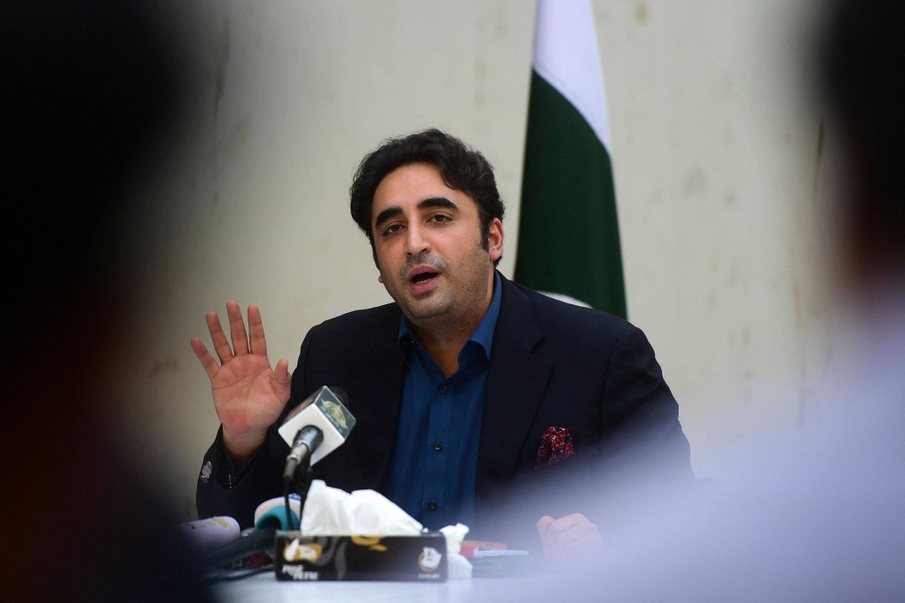 Pakistan’s Foreign Minister Bilawal Bhutto Zardari speaks during a press conference in Karachi on October 15. Pakistan on October 15 summoned the US ambassador for an explanation after President Joe Biden described the South Asian country as “one of the most dangerous nations in the world” and questioned its nuclear weapons safety protocols. Photo: AFP