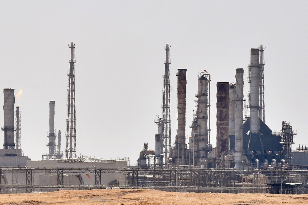 An oil facility near al-Khurj, just south of Riyadh. Saudi Arabia’s push for oil production cuts has placed new strain on its stormy relationship with the United States. Photo: AFP