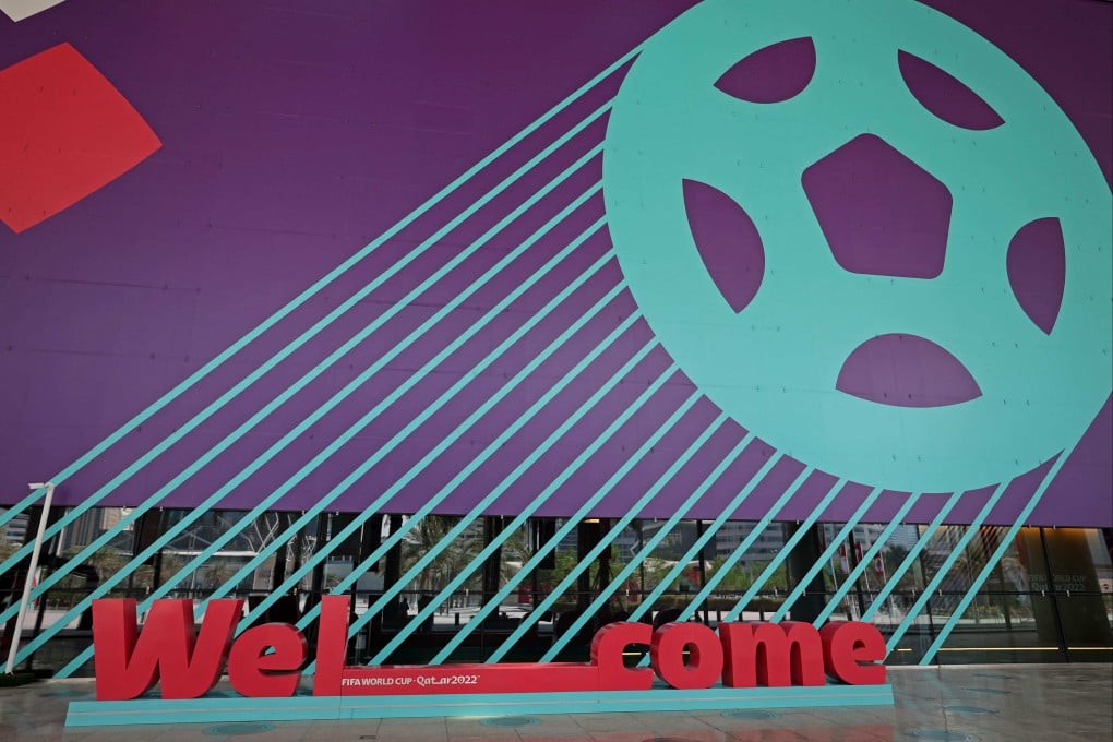 A picture shows a view of the main ticket centre for Qatar’s Fifa World Cup, in the capital Doha. Photo: AFP