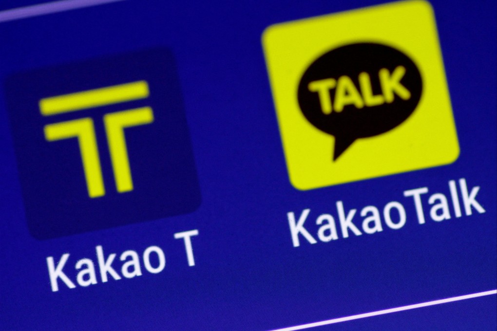 The blaze at SK C&C in southern Seoul on Saturday caused an hours-long breakdown across nearly all online services provided by Kakao Corp, including messenger app KakaoTalk, and other services such as ride-hailing, payment and gaming. Photo: Reuters
