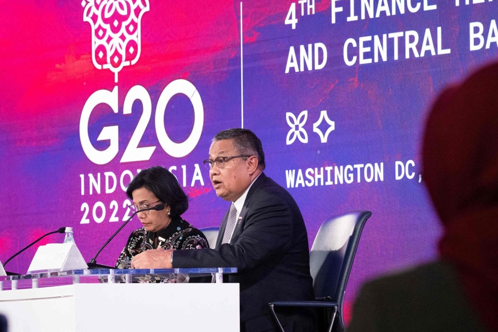 Finance ministers and central bankers from the world’s biggest economies were divided on a variety of issues including Russia’s war in Ukraine, according to a Group of 20 statement released three days later than usual amid tensions over the invasion and its impact on global growth. Photo: AFP