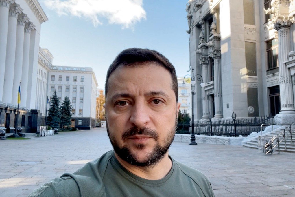 Ukrainian President Volodymyr Zelensky in Kyiv. Photo: Presidential Press Service via AFP