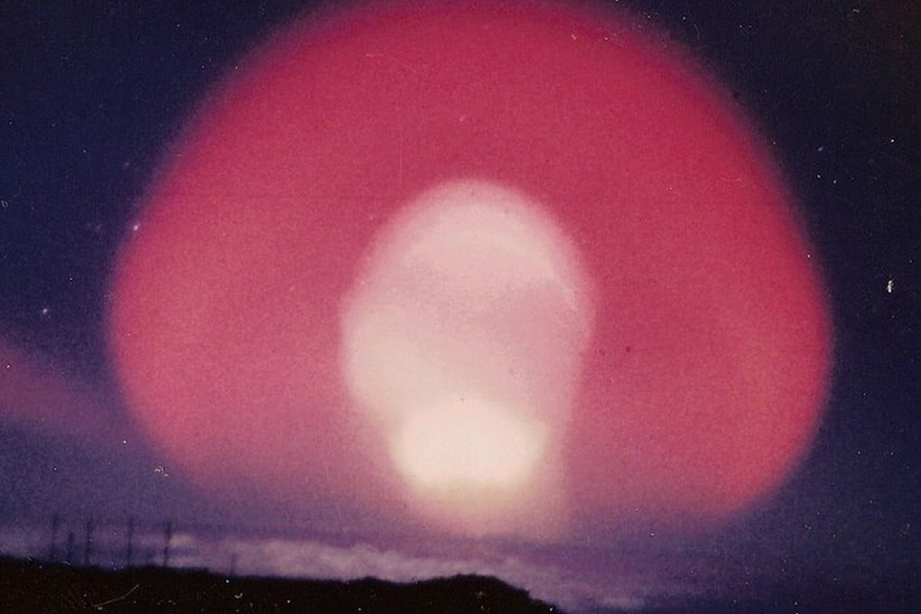 Chinese scientists say their computer simulation closely matched the results of the 1958 Teak test. Photo: Wikipedia