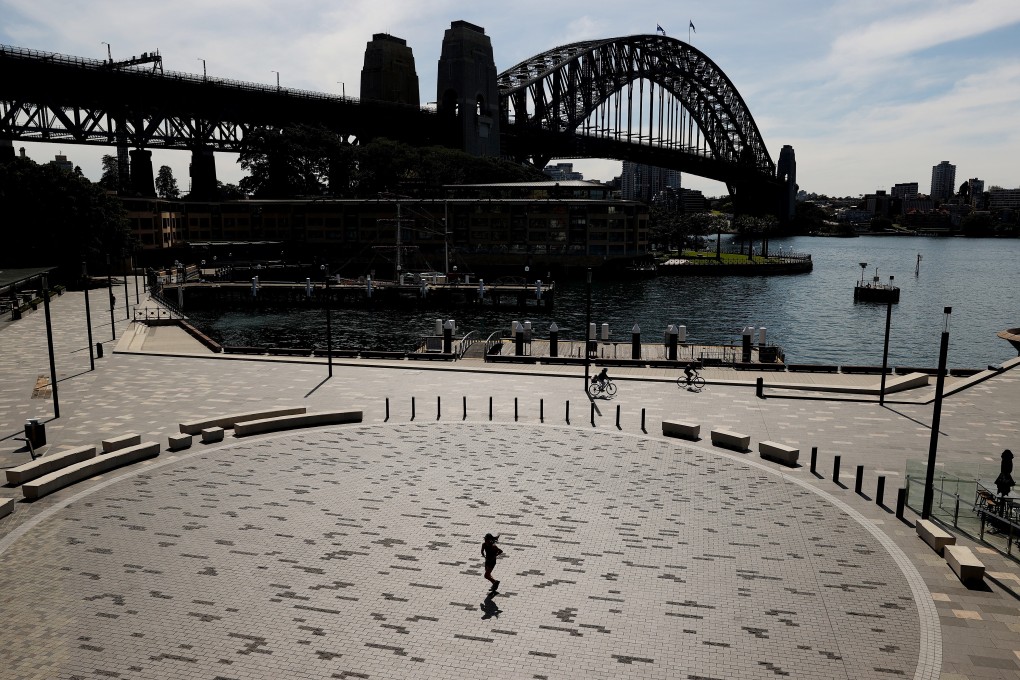 Last year’s outbreak of the Delta variant sent Sydney into a three-month lockdown. File photo: Bloomberg