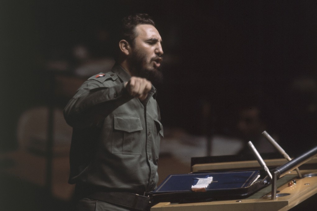 Fidel Castro speaks to the United Nations General Assembly in 1960. Photo: AP