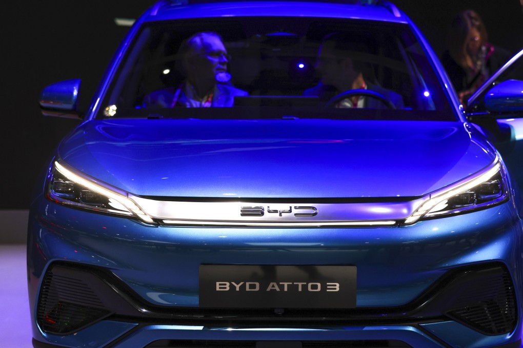 BYD for the first time outsold Tesla to clinch the title of world’s biggest electric carmaker in the three months between April and June. Photo: Xinhua