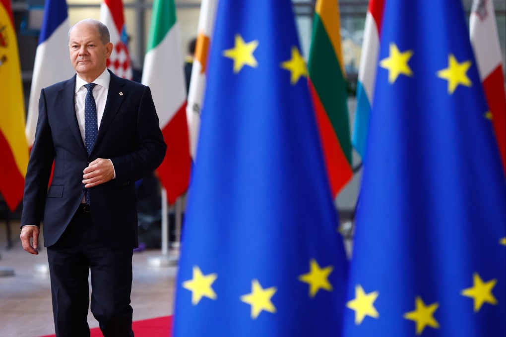 German Chancellor Olaf Scholz is expected to visit China next month, sparking worries about fractures in the EU’s China policy. Photo: EPA-EFE