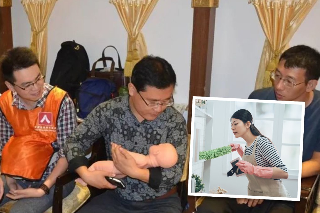 A series of classes in China are trying to teach men that they are equal in their relationships, rather than superior. Photo: SCMP composite