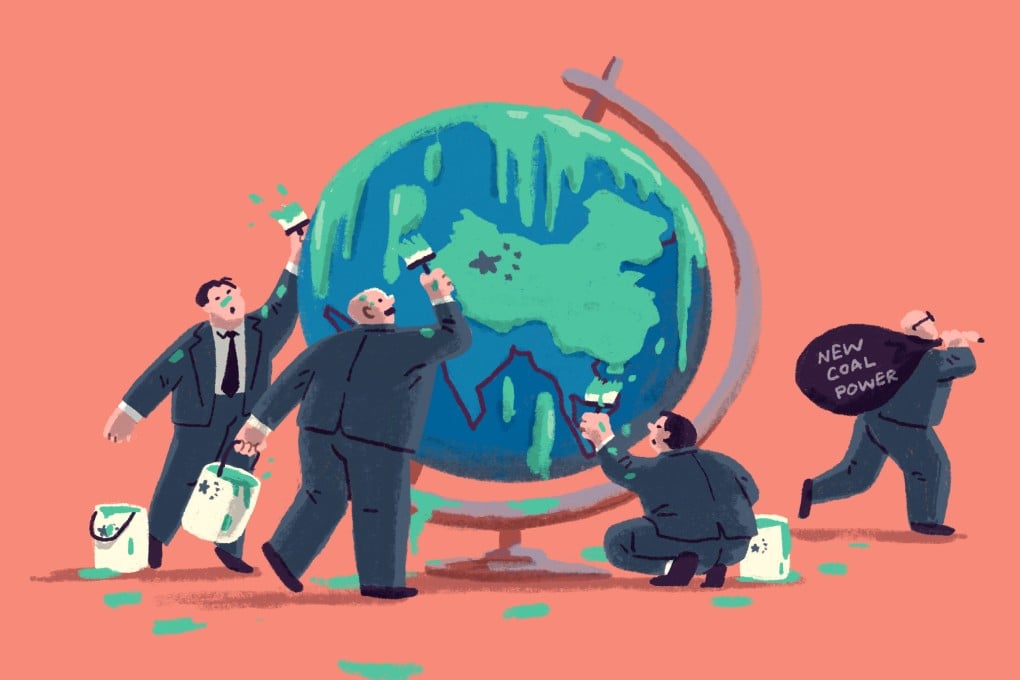 China must do more to redirect resources towards renewable energy projects, even if it has contributed to the world’s efforts to fight climate change by cancelling new coal power projects overseas, analysts say. Illustration: Perry Tse
